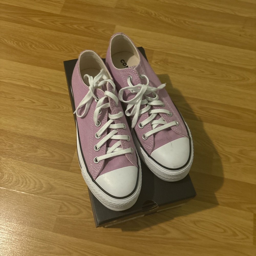 Converse Pink and White Chuck Taylor Sneakers